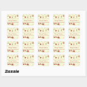 Alt modische Weihnachten - Square Sticker (Blatt)