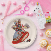 Alt modische Weihnachts-Einkaufspapier-Teller Pappteller (Party)