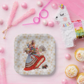 Alt modische Weihnachts-Einkaufspapier-Teller Pappteller (Party)