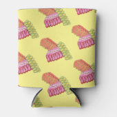 Alt-modische Weihnachts-Ribbon Candy Holiday Sweet Dosenkühler (Vorderseite)