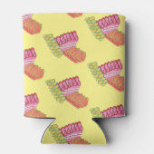 Alt-modische Weihnachts-Ribbon Candy Holiday Sweet Dosenkühler (Rückseite)