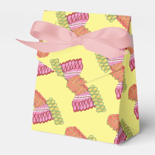 Alt-modische Weihnachts-Ribbon Candy Holiday Sweet Geschenkschachtel (Vorderseite)