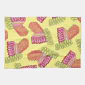 Alt-modische Weihnachts-Ribbon Candy Holiday Sweet Geschirrtuch (Horizontal)