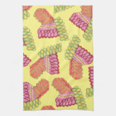 Alt-modische Weihnachts-Ribbon Candy Holiday Sweet Geschirrtuch (Vertikal)