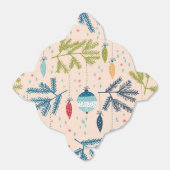 Alt modische Weihnachtsschmuck mit Baumhaufen Geschenkschachtel (Ungefaltet)