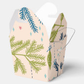 Alt modische Weihnachtsschmuck mit Baumhaufen Geschenkschachtel (Geöffnet)