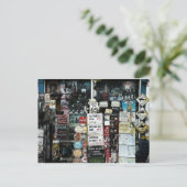 Alt modische Zeichen Postkarte (Stehend Vorderseite)