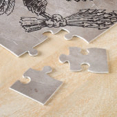 Alt modischer amerikanischer Wappen-Puzzle Puzzle (Seite)