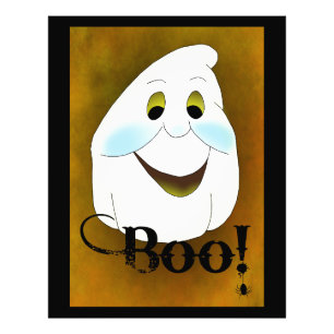 Alt modischer Ghost Head Boo Fotodruck