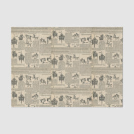 Alt modischer Katalog Seidenpapier