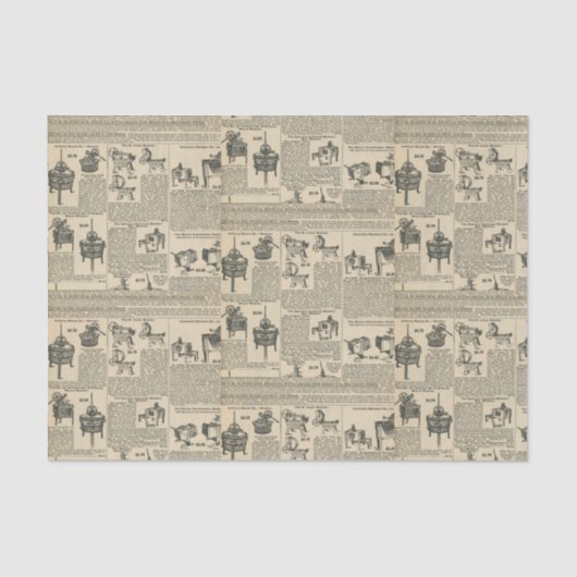 Alt modischer Katalog Seidenpapier (Vorderseite)