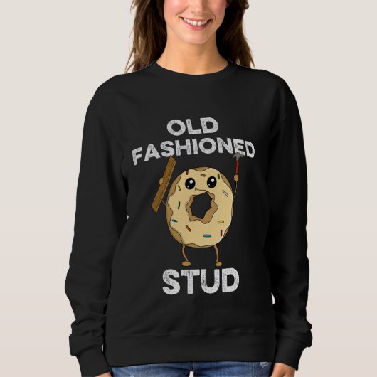 Alt modischer Stuck Carpenter Vater Carpentry Funn Sweatshirt (Vorderseite)