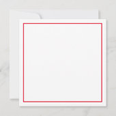 Alt-modischer Vintager Weihnachtsfahrer Mitteilungskarte (Rückseite)