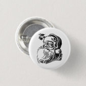 Alt modischer Vintager Weihnachtsmann Button (Vorne & Hinten)