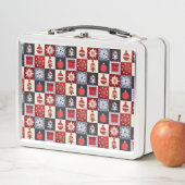 Alt modischer Weihnachtskittel Metall Brotdose (Beispiel)