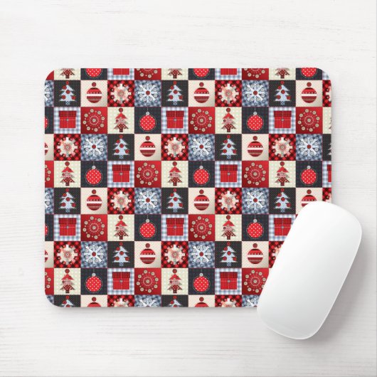 Alt modischer Weihnachtskittel Mousepad (Mit Mouse)