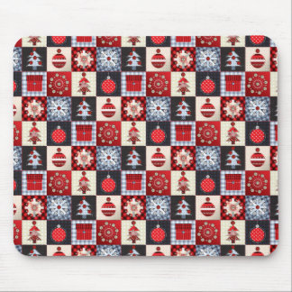 Alt modischer Weihnachtskittel Mousepad