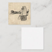 Alt modisches Flugzeug Mitteilungskarte (Vorne/Hinten)