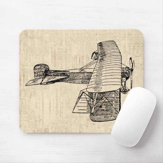 Alt modisches Flugzeug Mousepad (Mit Mouse)