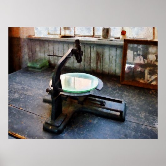 Alt modisches Mikroskop Poster (Vorne)