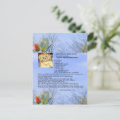 Alt modisches Raisin Brot Rezept Postkarte (Stehend Vorderseite)