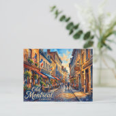 Alt-Montreal Kanada Postkarte (Stehend Vorderseite)