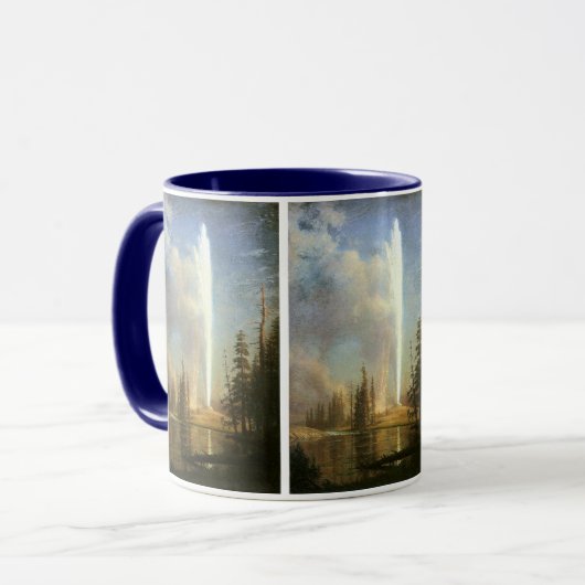 Alt müde, Albert Bierstadt Tasse (Vorderseite Links)