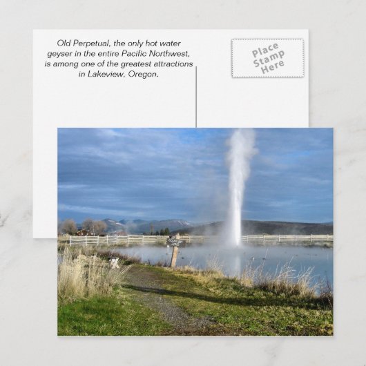 Alt perpetual postkarte (Vorne/Hinten)