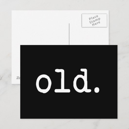 Alt. Postkarte (Vorne/Hinten)