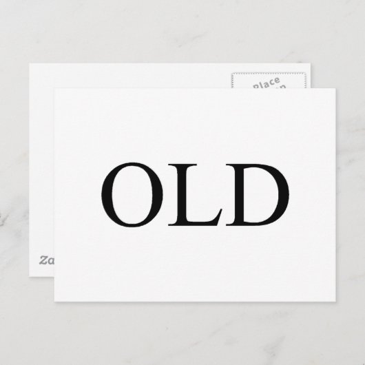 alt postkarte (Vorne/Hinten)