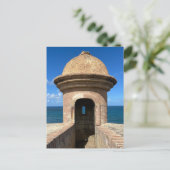 Alt San Juan Puerto Rico Historic Fort Travel Postkarte (Stehend Vorderseite)