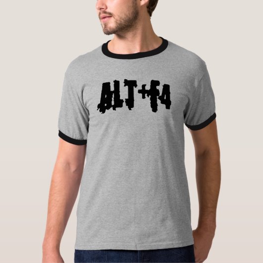 Alt+T-SHIRT F4 T-Shirt (Vorderseite)