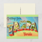 Alt Tampa Florida Postkarte (Vorne/Hinten)