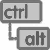 ALT-Taste STRG Aufkleber (Vorderseite)