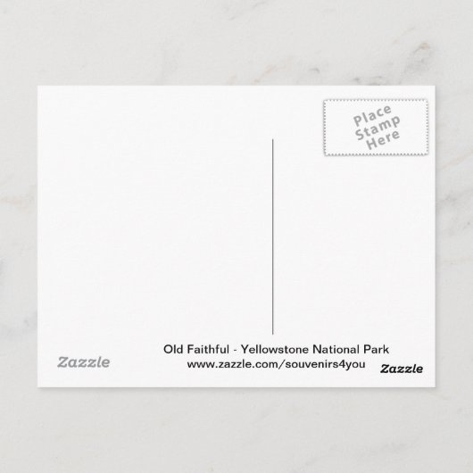 Alt treu im Winter Postkarte (Rückseite)