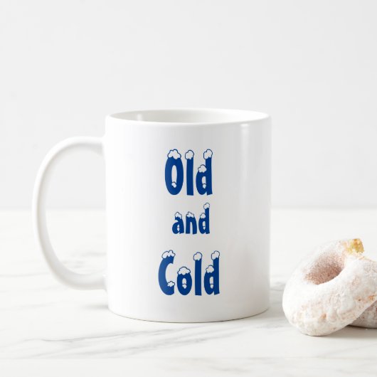 Alt und kalt kaffeetasse (Mit Donut)