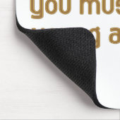 Alt und klug mousepad (Ecke)