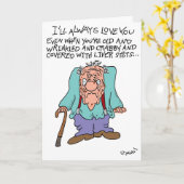 Alt und zerknittert karte (Gelbe Blume)