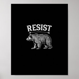 Alt Us Nationalpark Widerstands-Service-T-Shirt Bä Poster