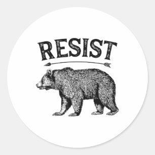 Alt Us Nationalpark Widerstands-Service-T-Shirt Bä Runder Aufkleber