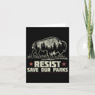 Alt Us Nationalpark widersteht Service Bison Büffe Karte