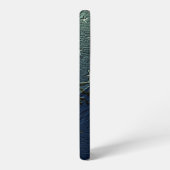 Alt verwelkter Baummoon und Sterne Samsung Galaxy Hülle (Linke Seite)