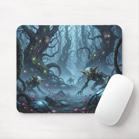 Alt Vibe Sci-Fi Goblins Gaming Mat Mousepad (Mit Mouse)