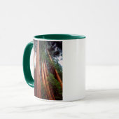 Alt wachsende Sequoia-Redwood-Bäume Tasse (Vorderseite Links)