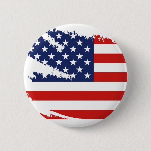 ALT WEATHERY GRUNGE US FLAGGE USA FLAG BUTTON (Vorderseite)