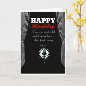 Alt, wenn du eine dicke Dame singen hörst Karte (Gelbe Blume)