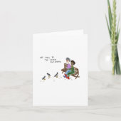 Alt werden mit dir bester Freund Dankeskarte (Vorderseite)