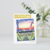 Alt werden mit Postkarte (Stehend Vorderseite)