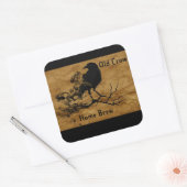 Alt x=Krähen Zuhause Brennen Aufkleber (Umschlag)