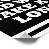 Alt zu schnell Funny Poster blass (Ecke)